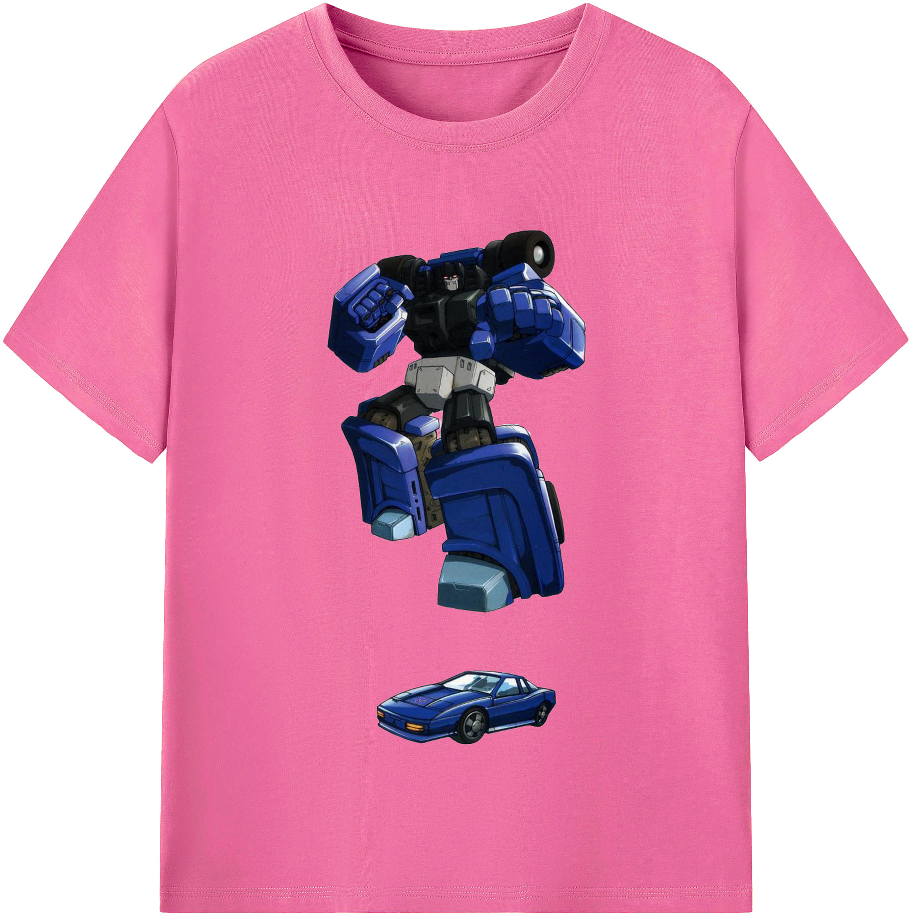 （画像用）  レディースカジュアルプリントTシャツ（綿100％）